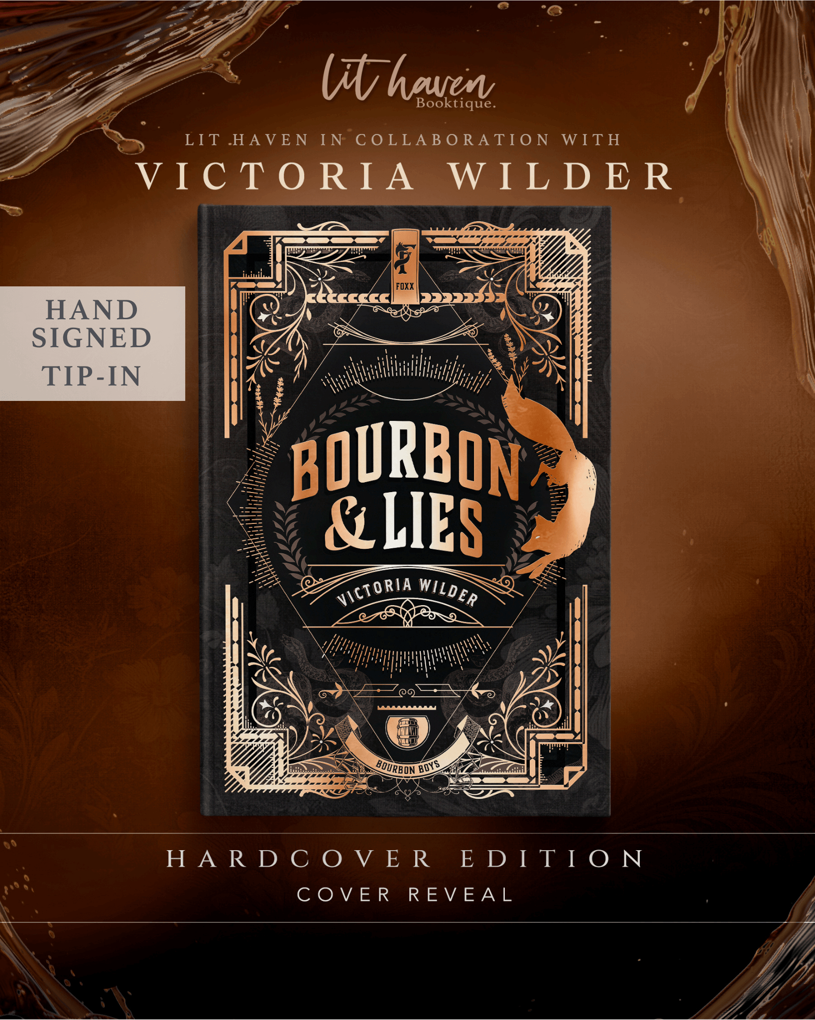 Hand Signed Bourbon & Lies Collector's Edition Preorder