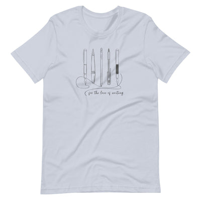 Lit Haven Booktique T-Shirt Light Blue / XS For the Love of Writing tee
