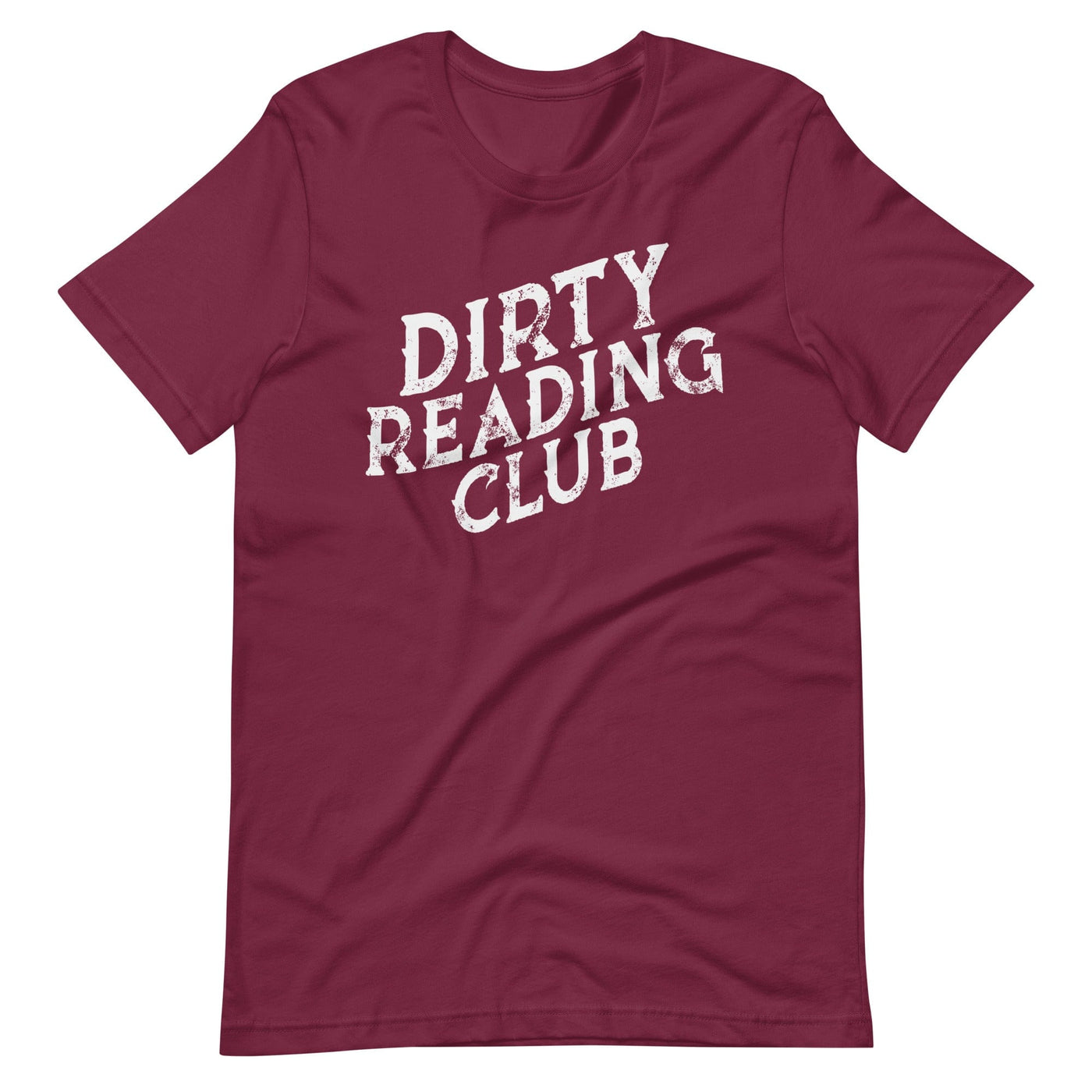 Lit Haven Booktique T-Shirt Maroon / XS Dirty Reading Club tee | White ink