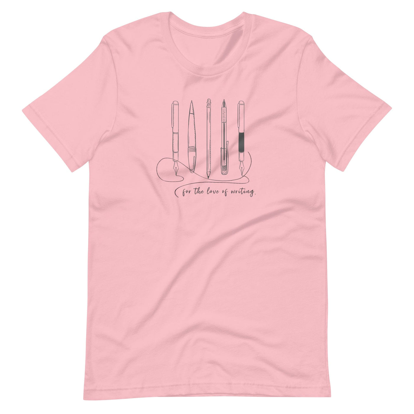 Lit Haven Booktique T-Shirt Pink / S For the Love of Writing tee