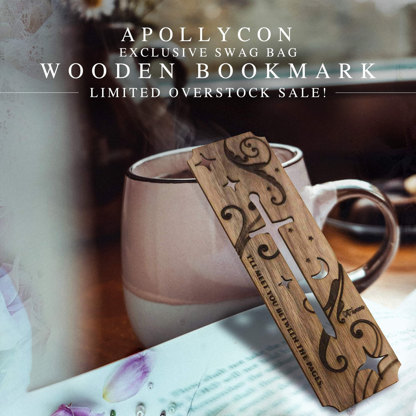 Lit Haven Booktique Apollycon Exclusive Bookmark - Swag Bag Limited Overstock