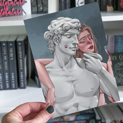 Lit Haven Booktique Bewitched Kisses Art Print