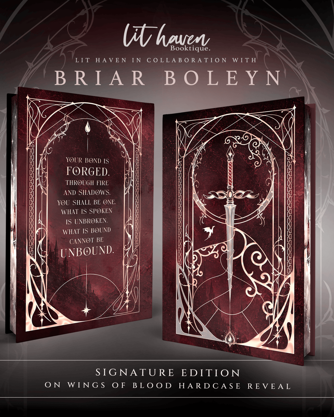 On Wings of Blood Signature Edition Preorder – Lit Haven Booktique