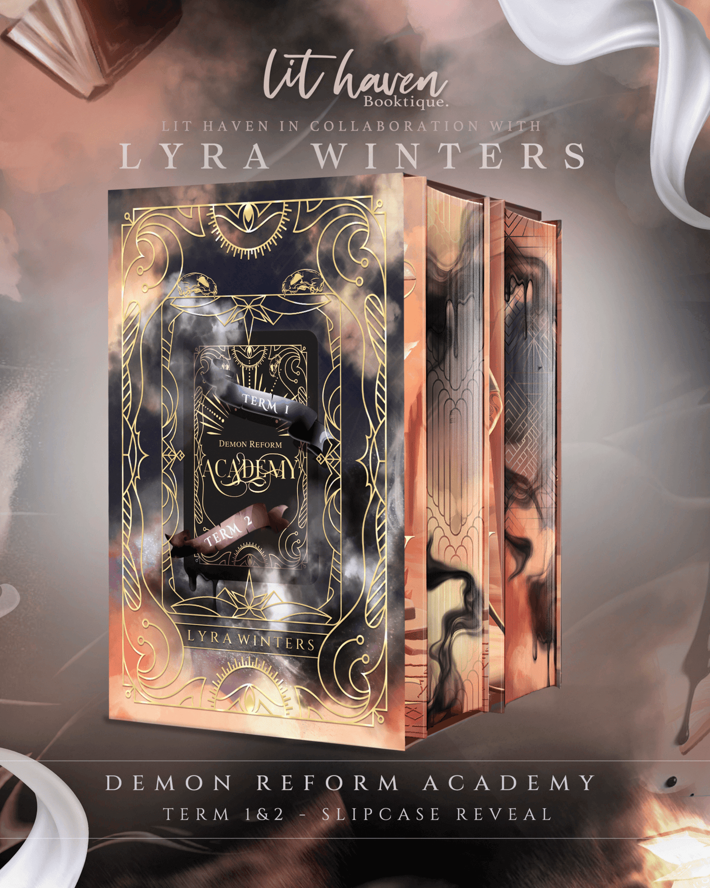 Lit Haven Booktique Book BUNDLE | Demon Reform Academy Term 1 & Term 2 Preorder