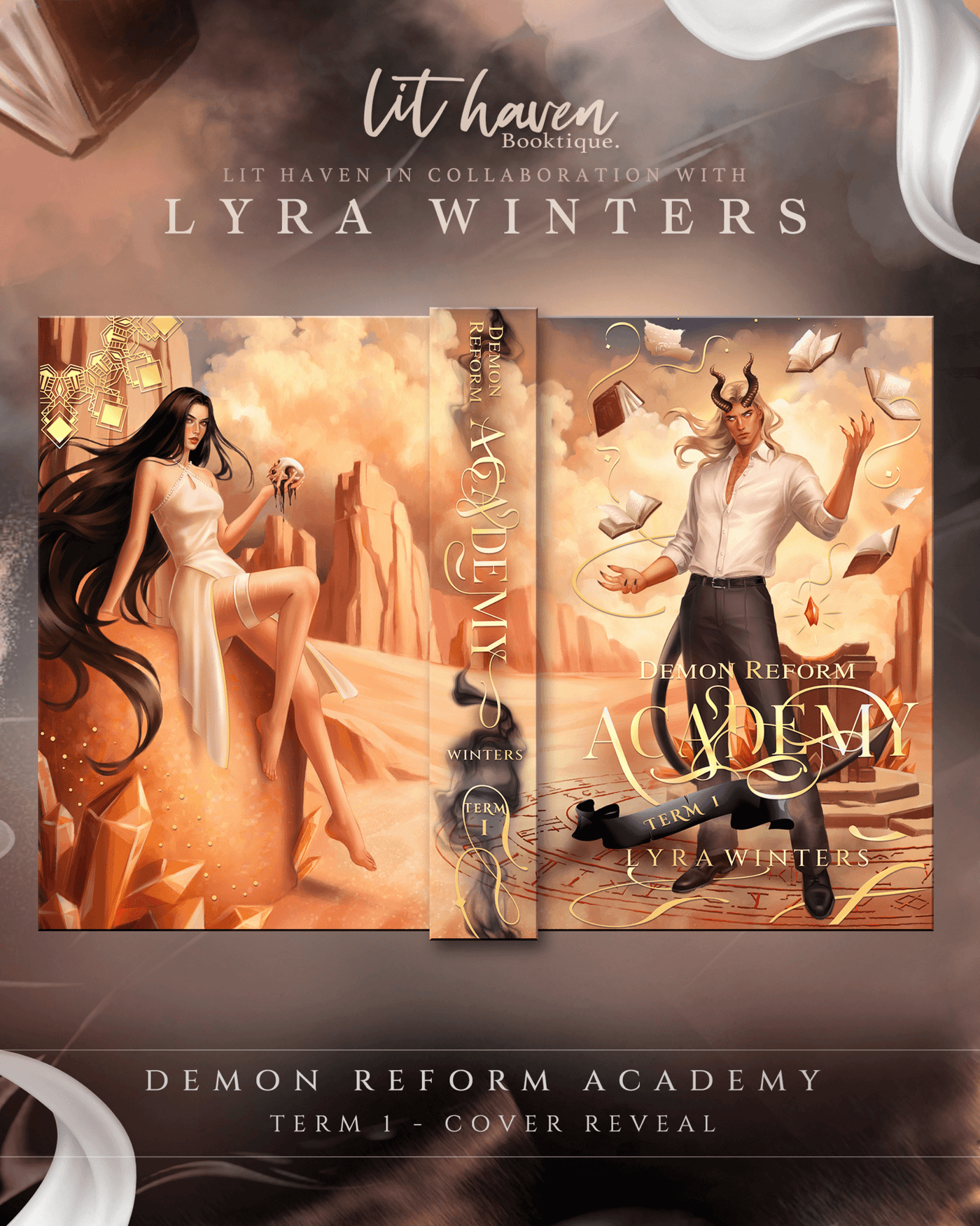 Lit Haven Booktique Book BUNDLE | Demon Reform Academy Term 1 & Term 2 Preorder