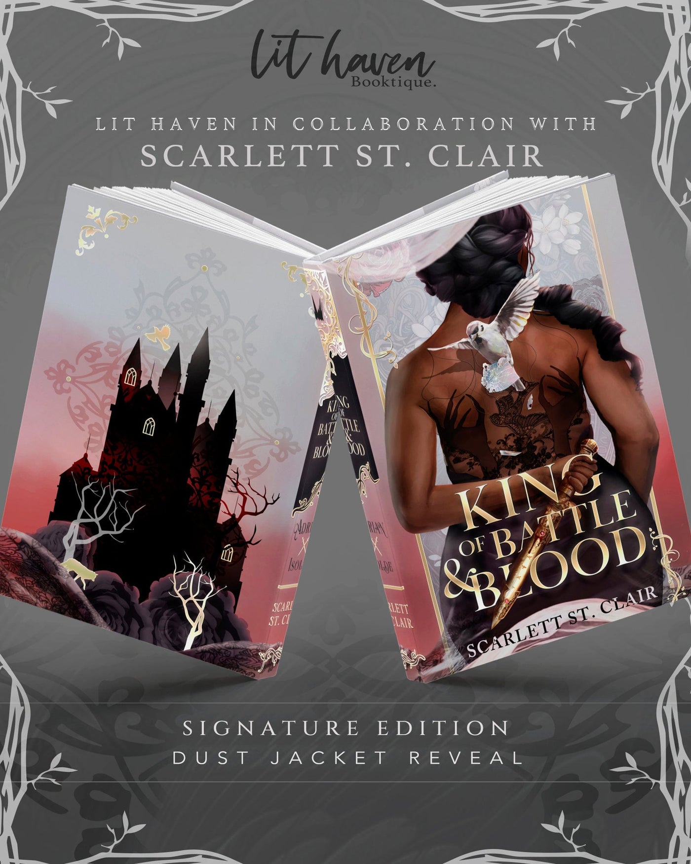 Lit Haven Booktique Book BUNDLE PREORDER - The Book of Azrael + King of Battle and Blood