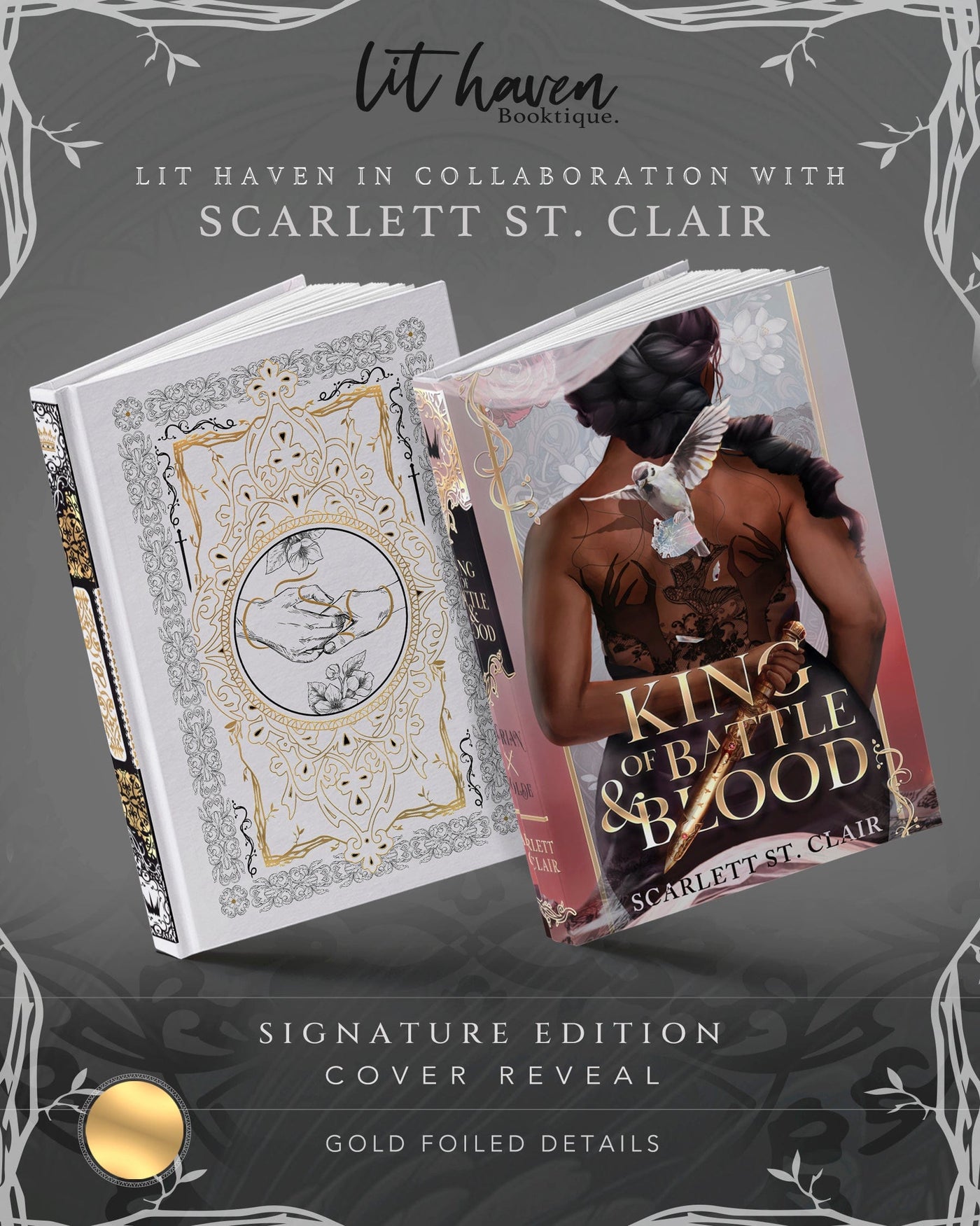 Lit Haven Booktique Book BUNDLE PREORDER - The Book of Azrael + King of Battle and Blood