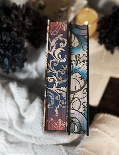 Lit Haven Booktique Book Digitally Printed Edges OVERSTOCK BUNDLE | Devious Lies + Midnight Blue