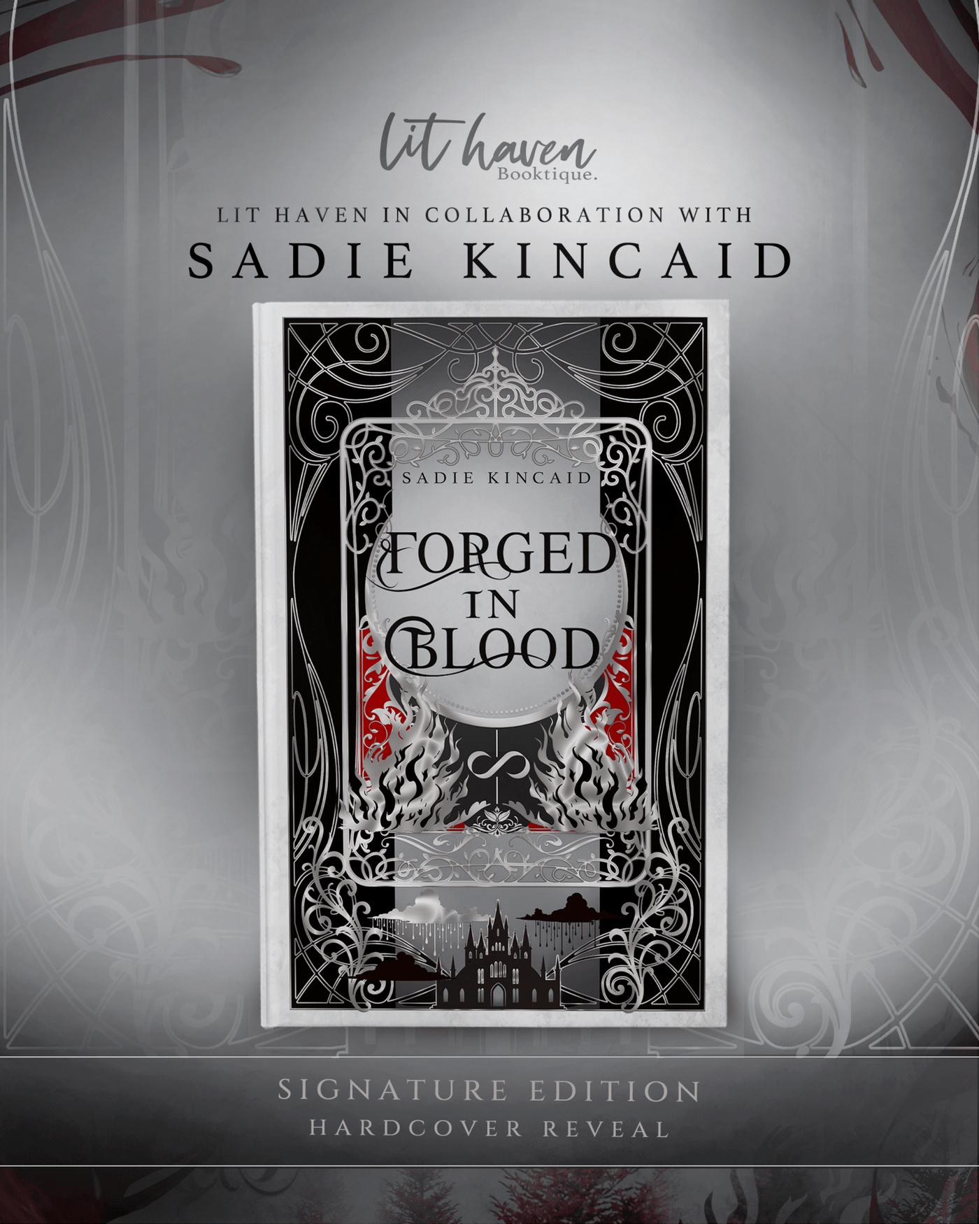 Lit Haven Booktique Book Forged in Blood Signature Edition Preorder