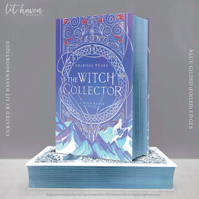 Lit Haven Booktique Book GILDED - Blue Foiled Edges SIGNED TIP-IN | The Witch Collector Hardcover Preorder