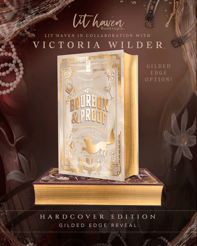 Lit Haven Booktique Book Gilded (foiled) Edges HAND-SIGNED | Bourbon & Secrets Collector's Edition Preorder