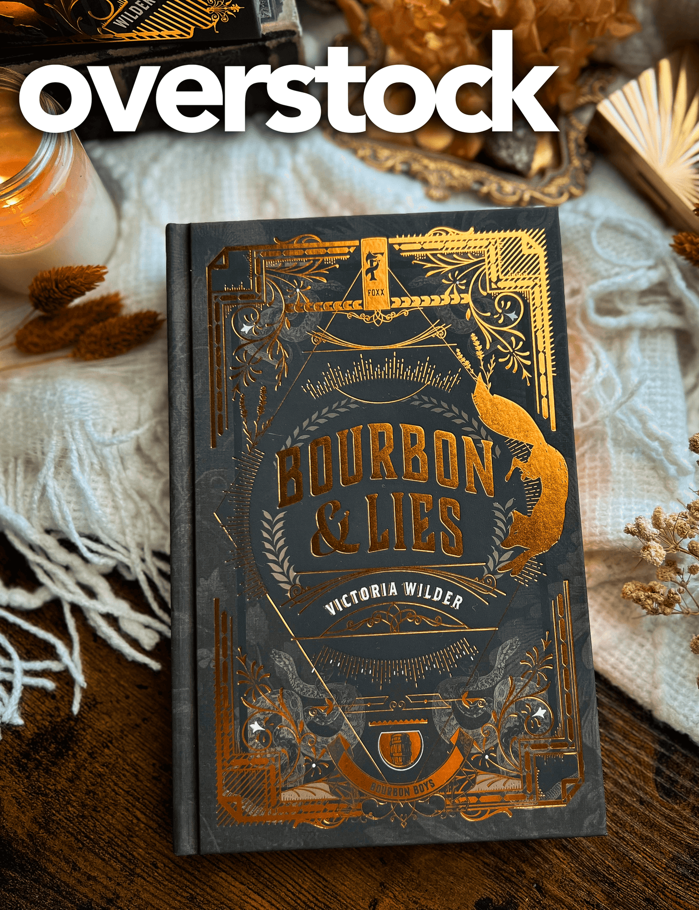 Lit Haven Booktique Book Hand-Signed Signature / No Edges OVERSTOCK | Bourbon & Lies Hardcover Edition