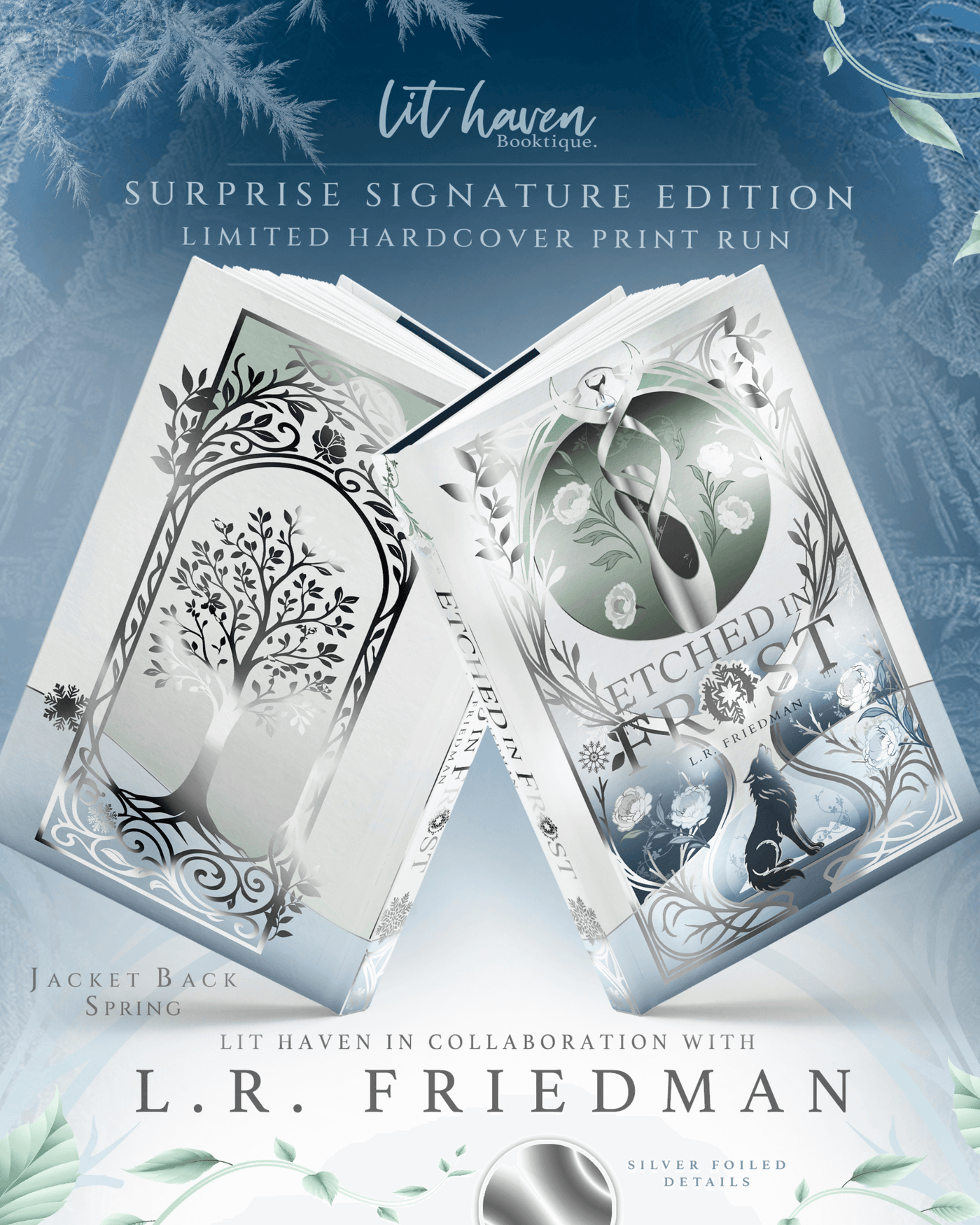 Lit Haven Booktique Book HARDCOVER | Etched in Frost