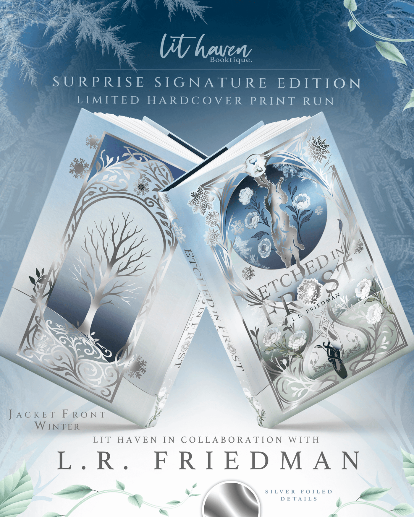Lit Haven Booktique Book HARDCOVER | Etched in Frost