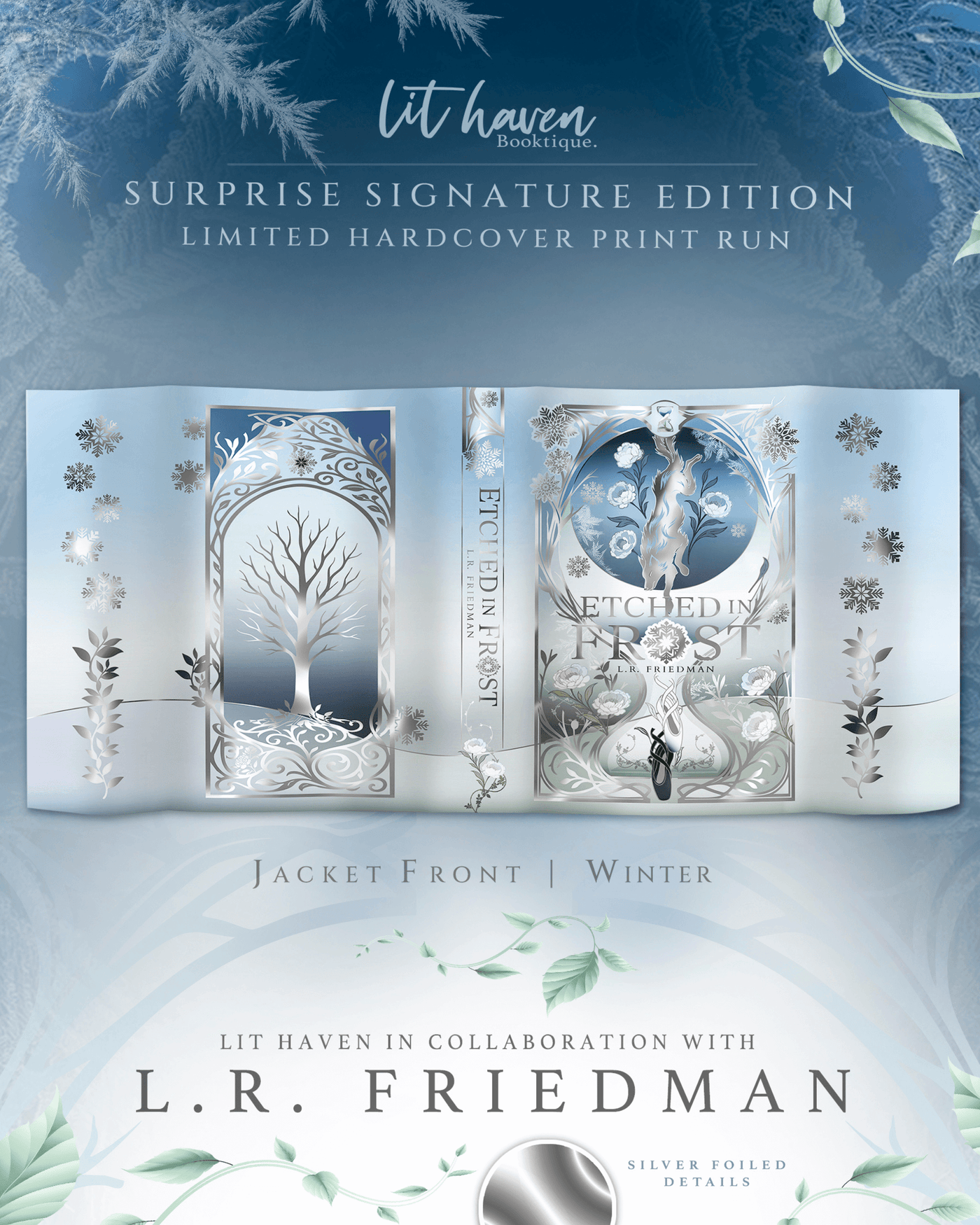 Lit Haven Booktique Book HARDCOVER | Etched in Frost