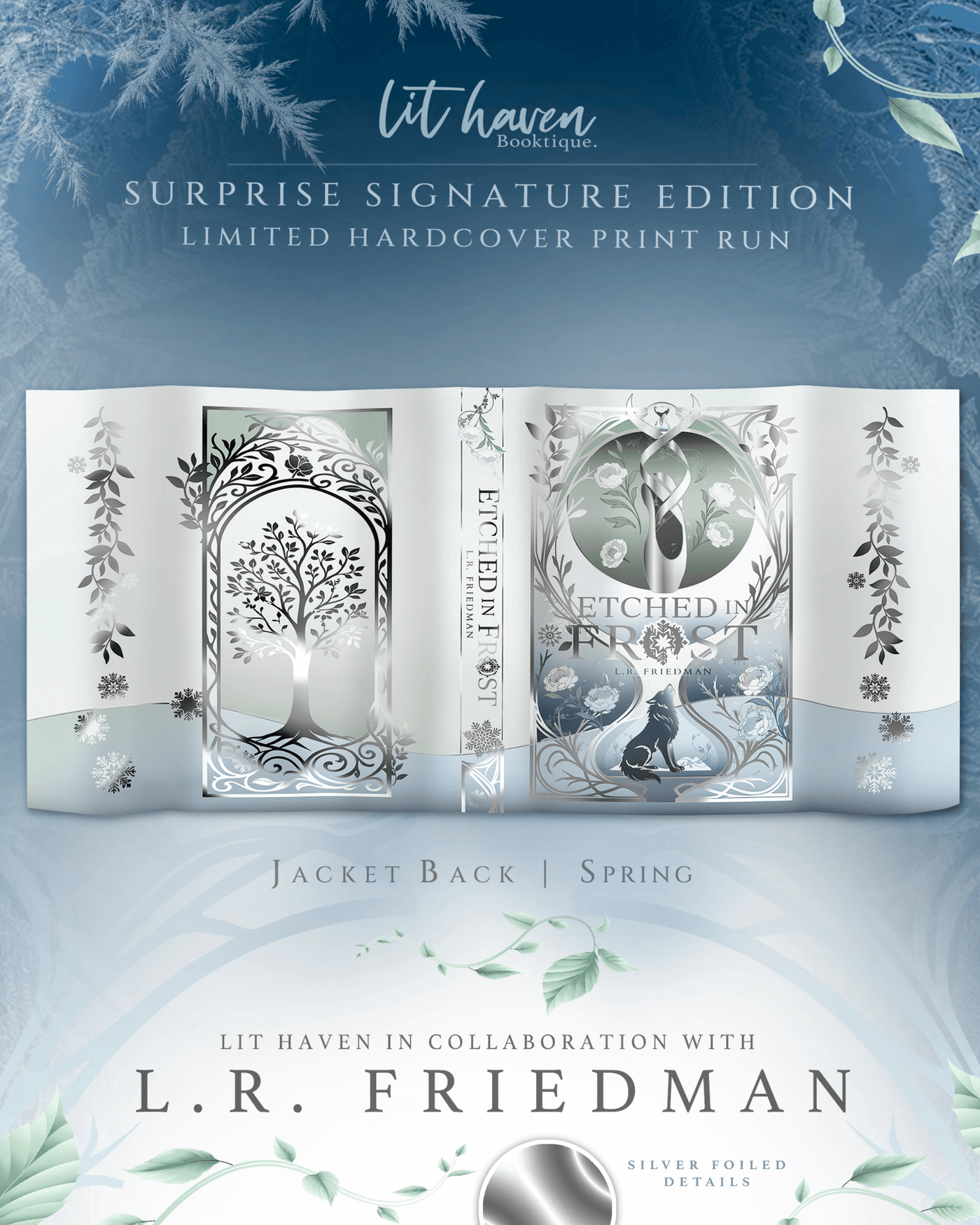 Lit Haven Booktique Book HARDCOVER | Etched in Frost