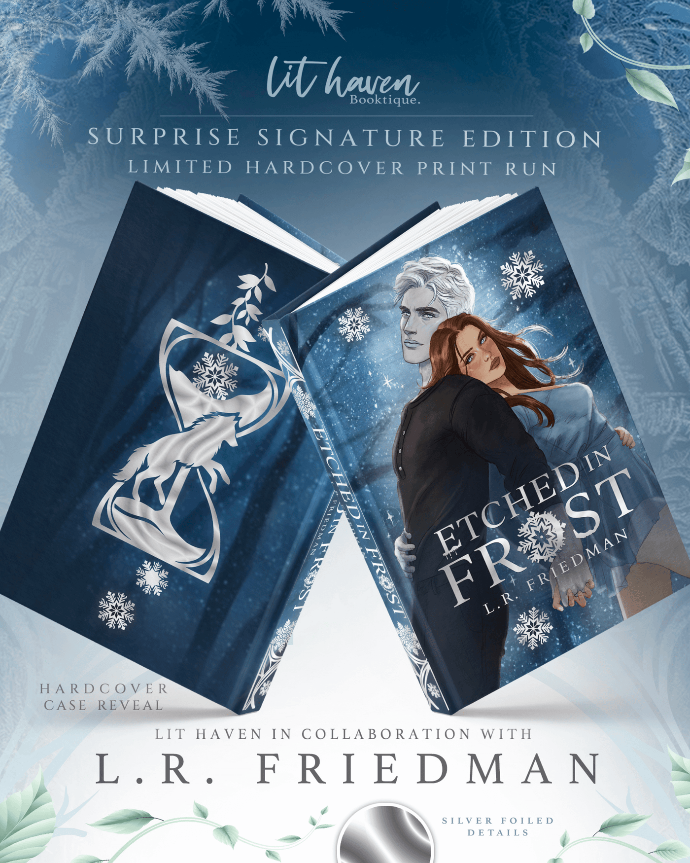 Lit Haven Booktique Book HARDCOVER | Etched in Frost