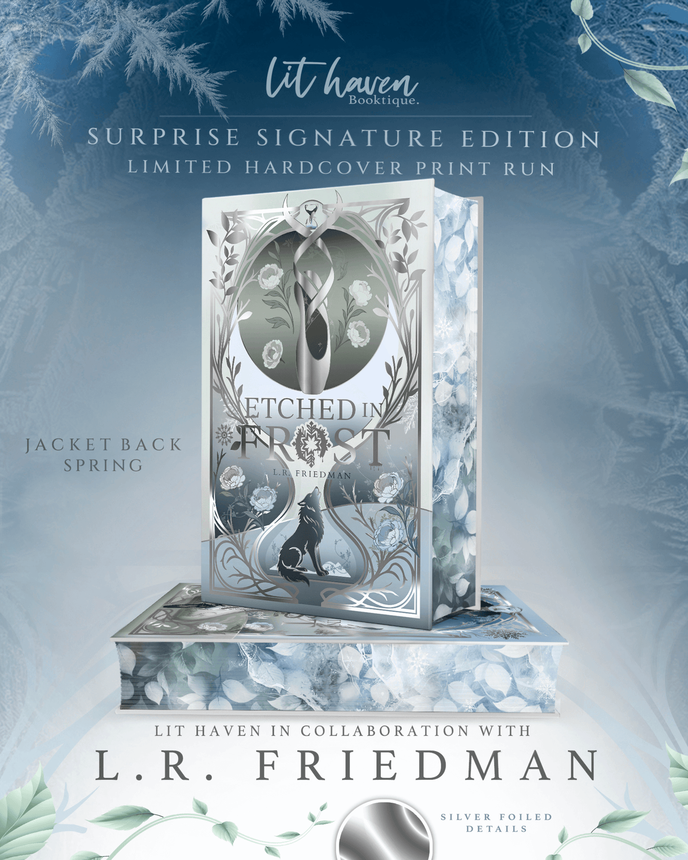 Lit Haven Booktique Book HARDCOVER | Etched in Frost