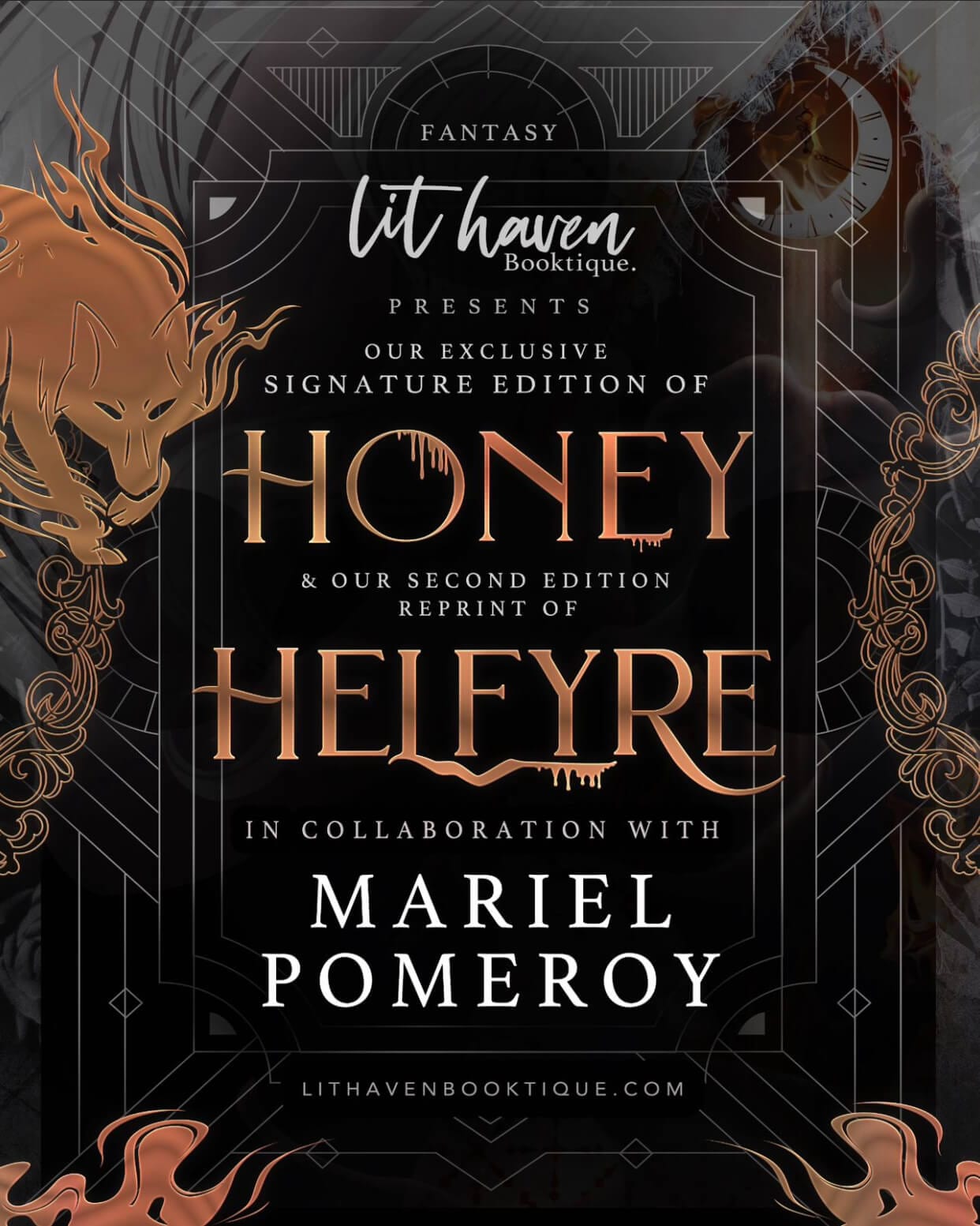 Lit Haven Booktique Book Honey Signature Edition Preorder