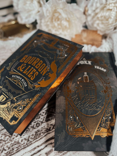 Lit Haven Booktique Book MINOR SCRATCH & DENT | Bourbon & Lies Hardcover Edition