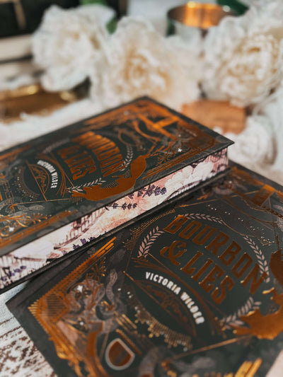 Lit Haven Booktique Book MINOR SCRATCH & DENT | Bourbon & Lies Hardcover Edition