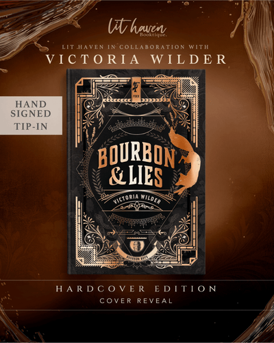 Lit Haven Booktique Book No Edges HAND-SIGNED | Bourbon & Lies Collector's Edition Preorder