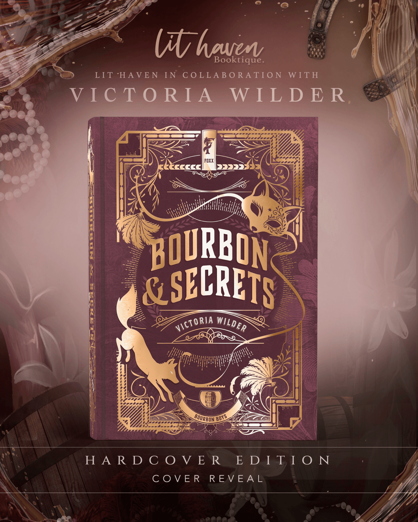 Lit Haven Booktique Book No Edges HAND-SIGNED | Bourbon & Proof Collector's Edition Preorder