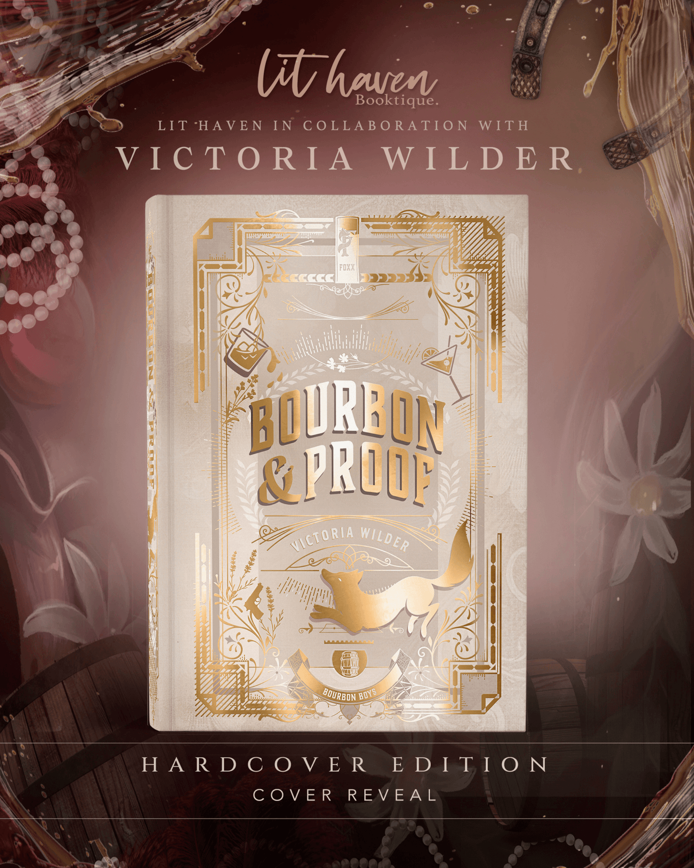 Lit Haven Booktique Book No Edges HAND-SIGNED | Bourbon & Secrets Collector's Edition Preorder