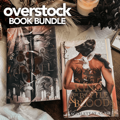 Lit Haven Booktique Book NO EDGES OVERSTOCK BUNDLE | The Book of Azrael + King of Battle and Blood