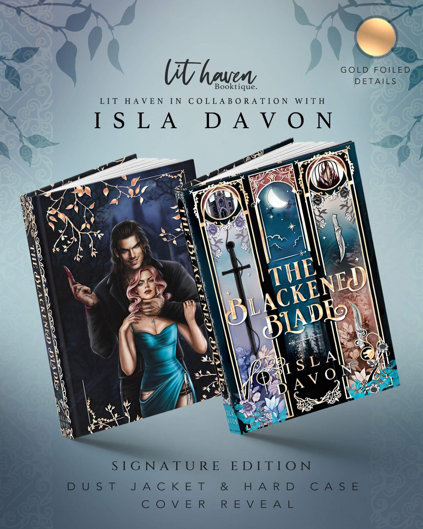 Lit Haven Booktique Book No Edges The Blackened Blade Hardcover Signature Edition Preorder