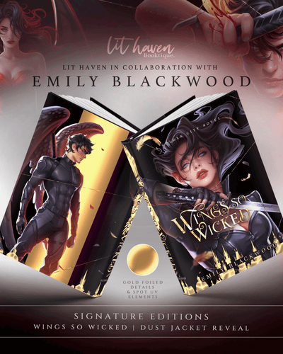 Lit Haven Booktique Book No Edges Wings So Wicked Signature Edition Preorder