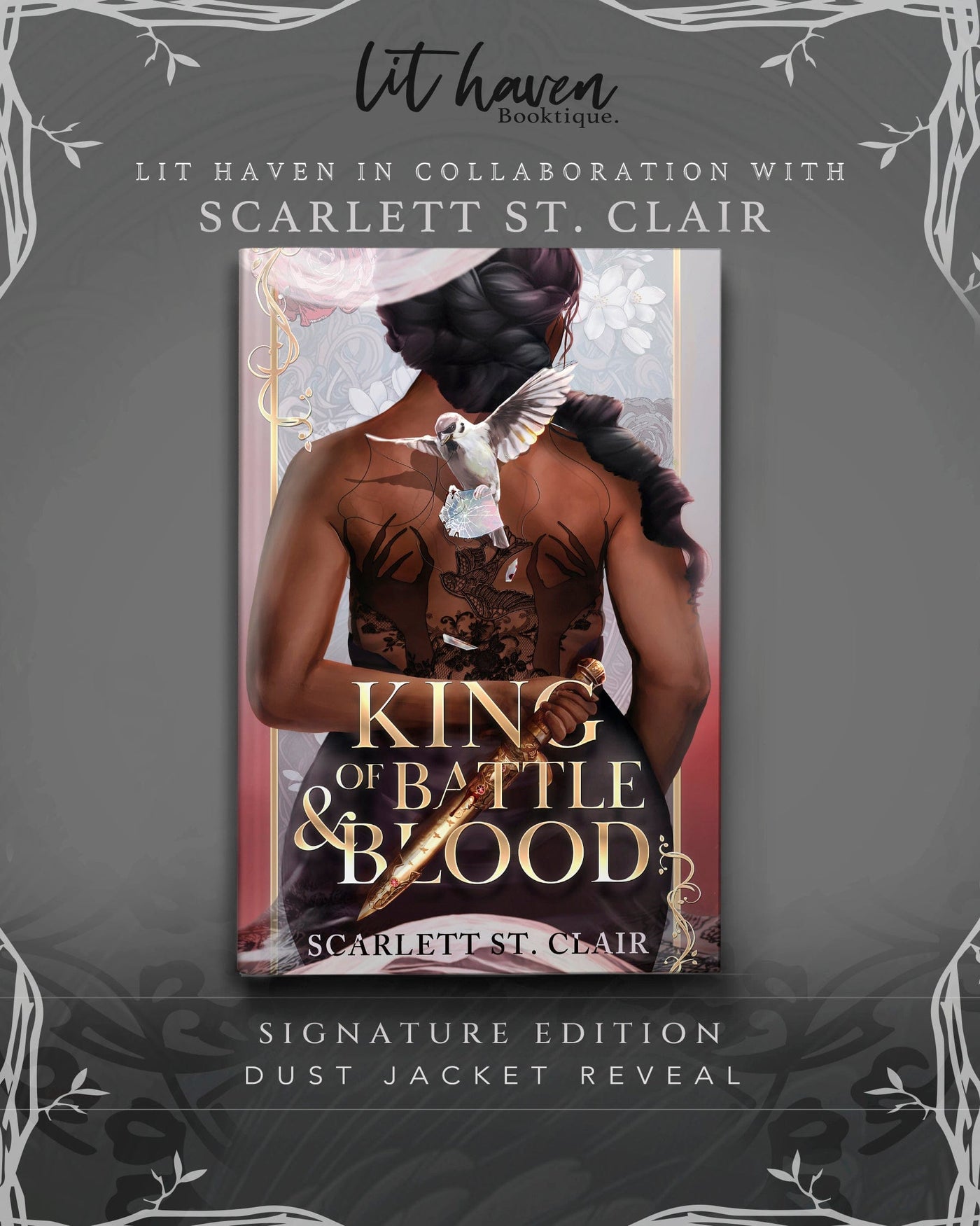 Lit Haven Booktique Book PREORDER King of Battle and Blood
