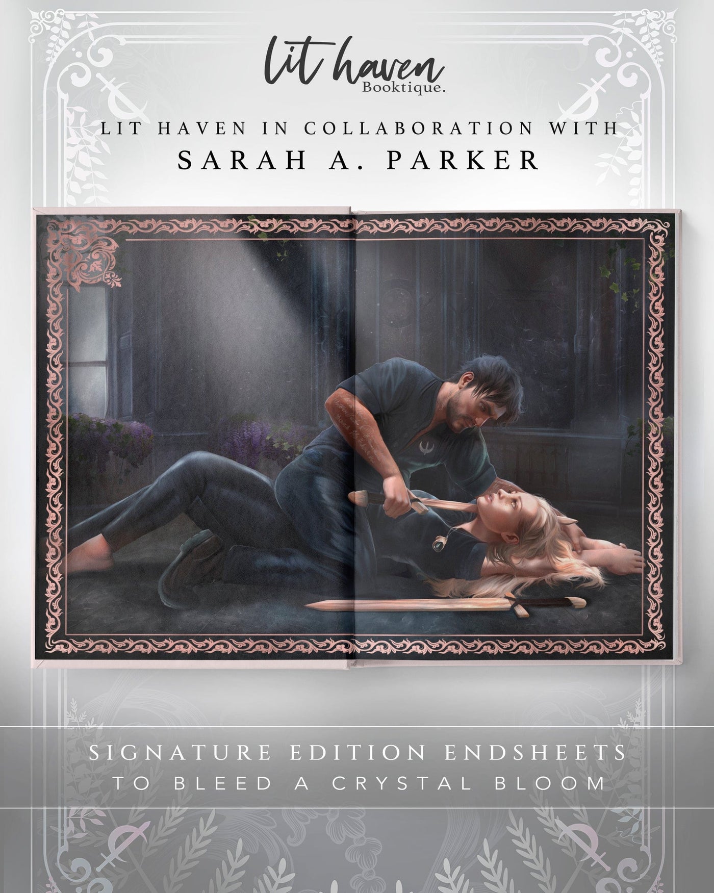 Lit Haven Booktique Book Preorder - To Bleed A Crystal Bloom Signature Edition