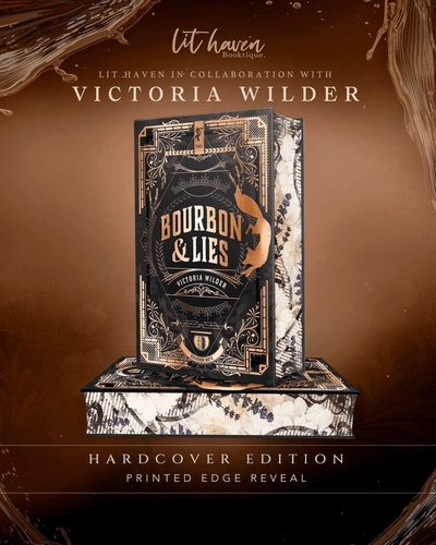 Lit Haven Booktique Book Printed Edges DIGITALLY SIGNED | Bourbon & Lies Collector's Edition Preorder