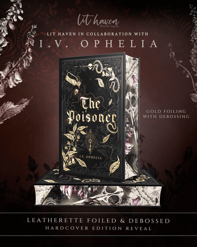 Lit Haven Booktique Book Printed Edges DIGITALLY-SIGNED | The Poisoner Collector's Edition Preorder