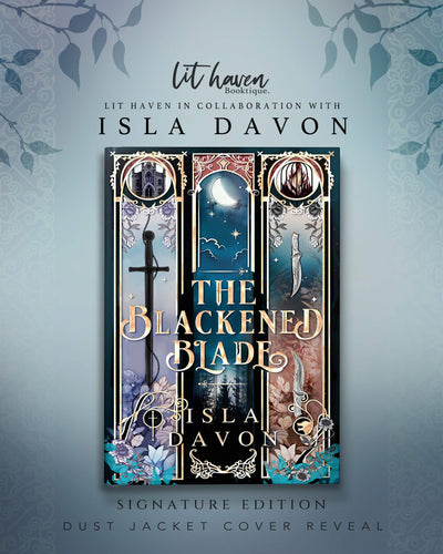 Lit Haven Booktique Book The Blackened Blade Hardcover Signature Edition Preorder