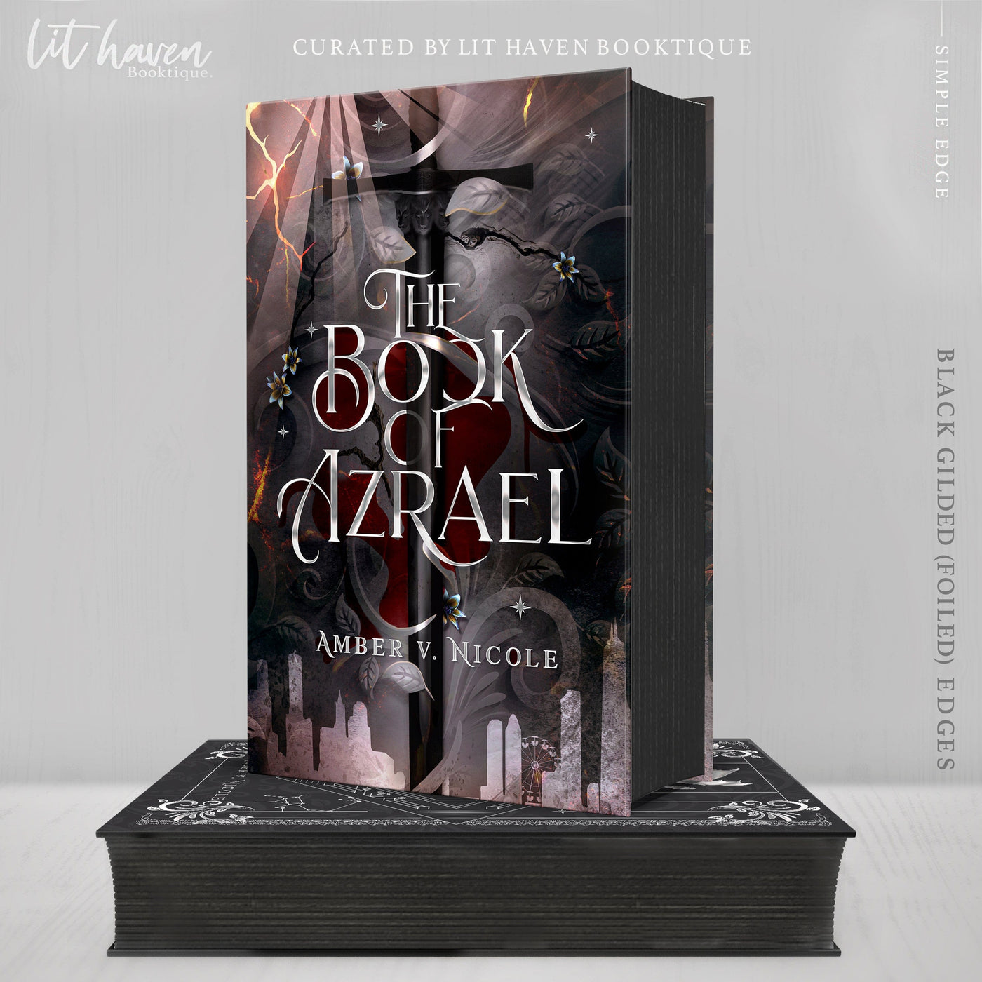 Lit Haven Booktique Book The Book of Azrael Hardcover Edition / GILDED - Foiled Simple Edges PREORDER The Book of Azrael
