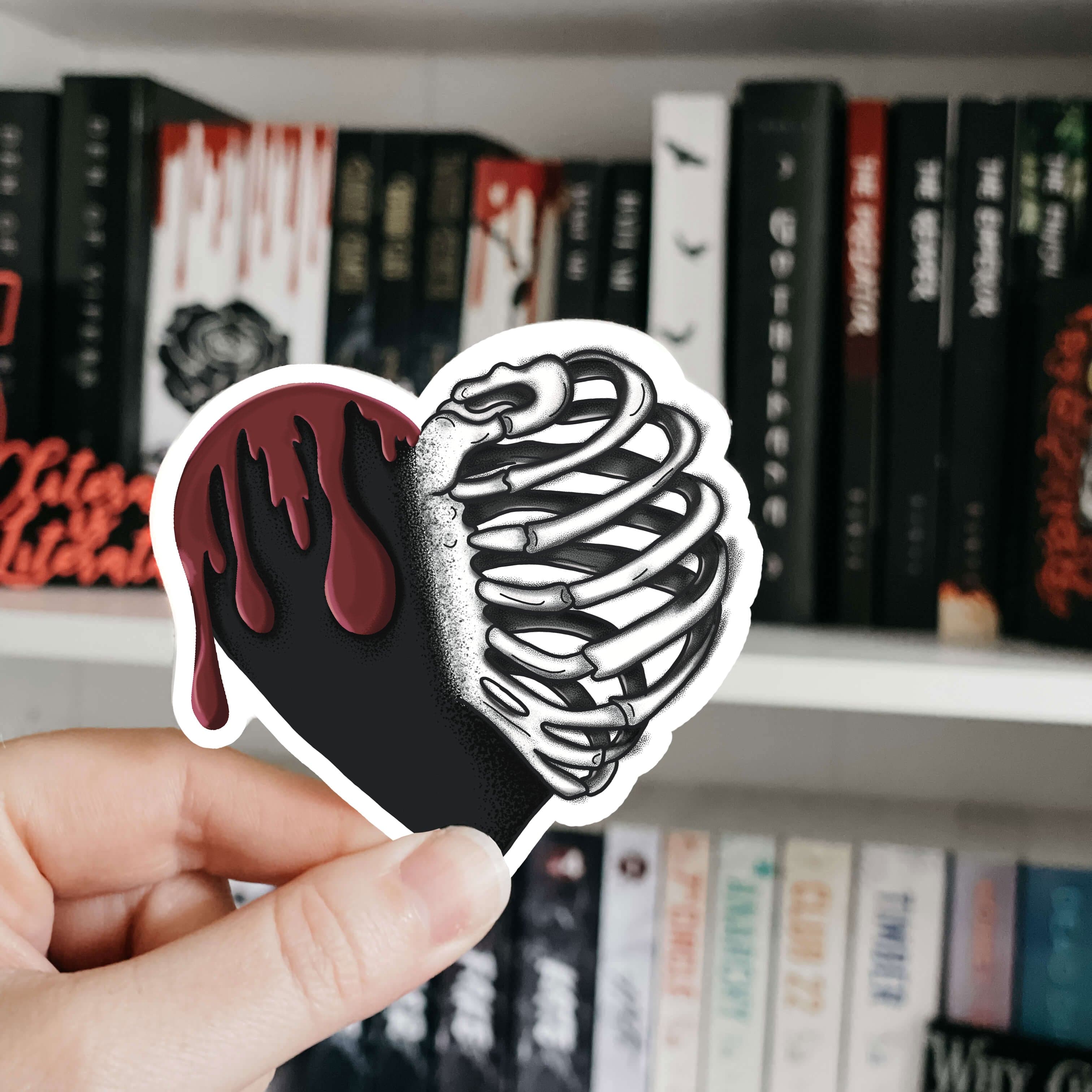 Bleeding Love sticker – Lit Haven Booktique
