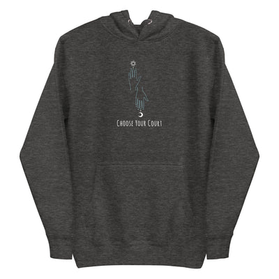 Lit Haven Booktique Sweatshirt Charcoal Heather / S Choose Your Court hoodie
