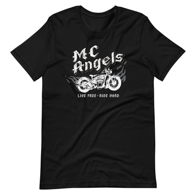 Lit Haven Booktique T-Shirt Black / XS MC Angels tee