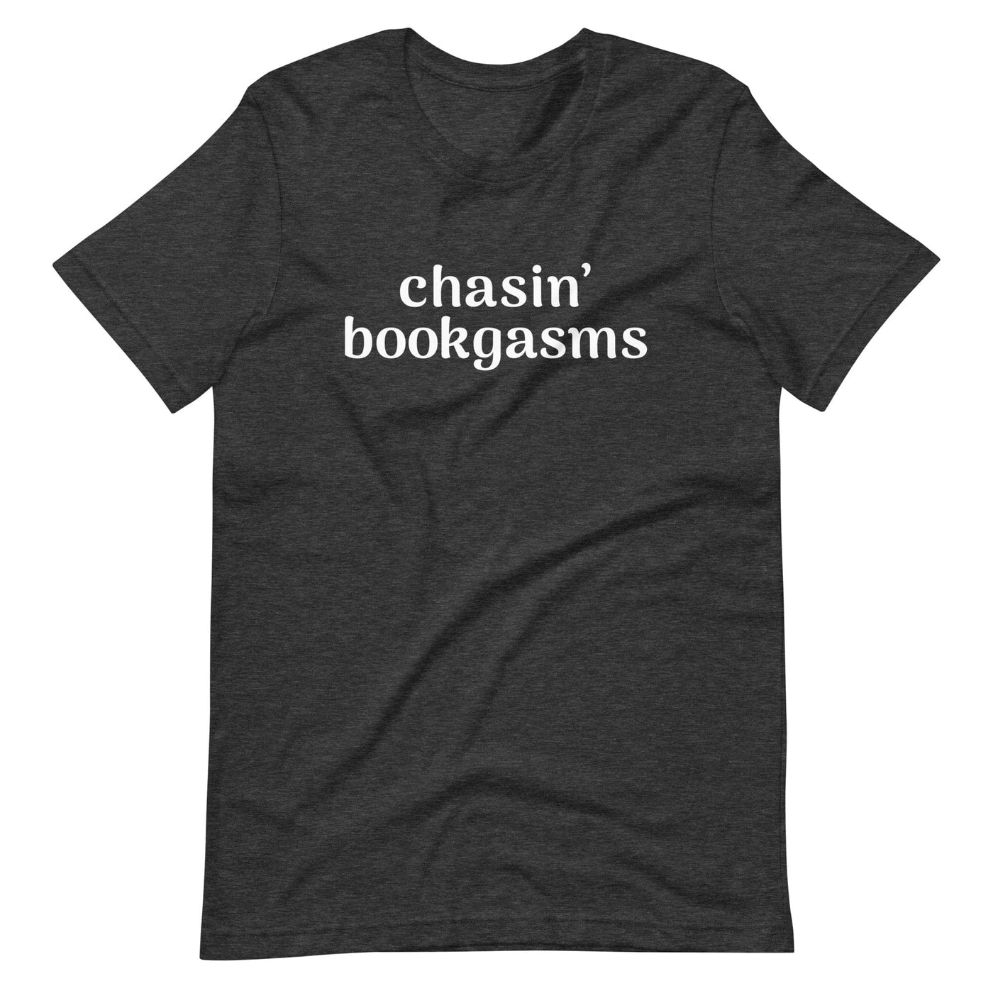 Lit Haven Booktique T-Shirt Dark Grey Heather / XS Chasin' Bookgasms tee