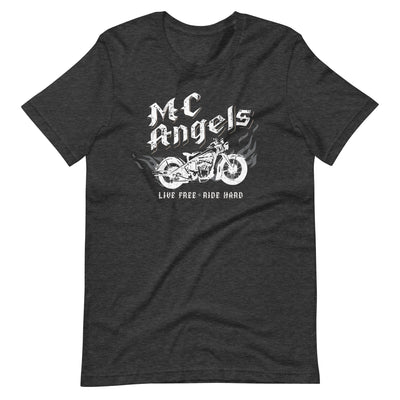 Lit Haven Booktique T-Shirt Dark Grey Heather / XS MC Angels tee
