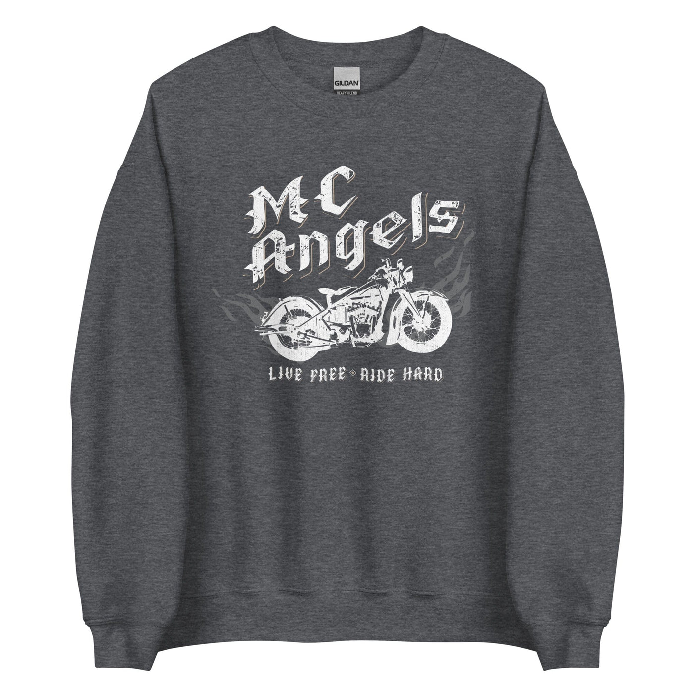 Lit Haven Booktique T-Shirt Dark Heather / S MC Angels crewneck sweatshirt