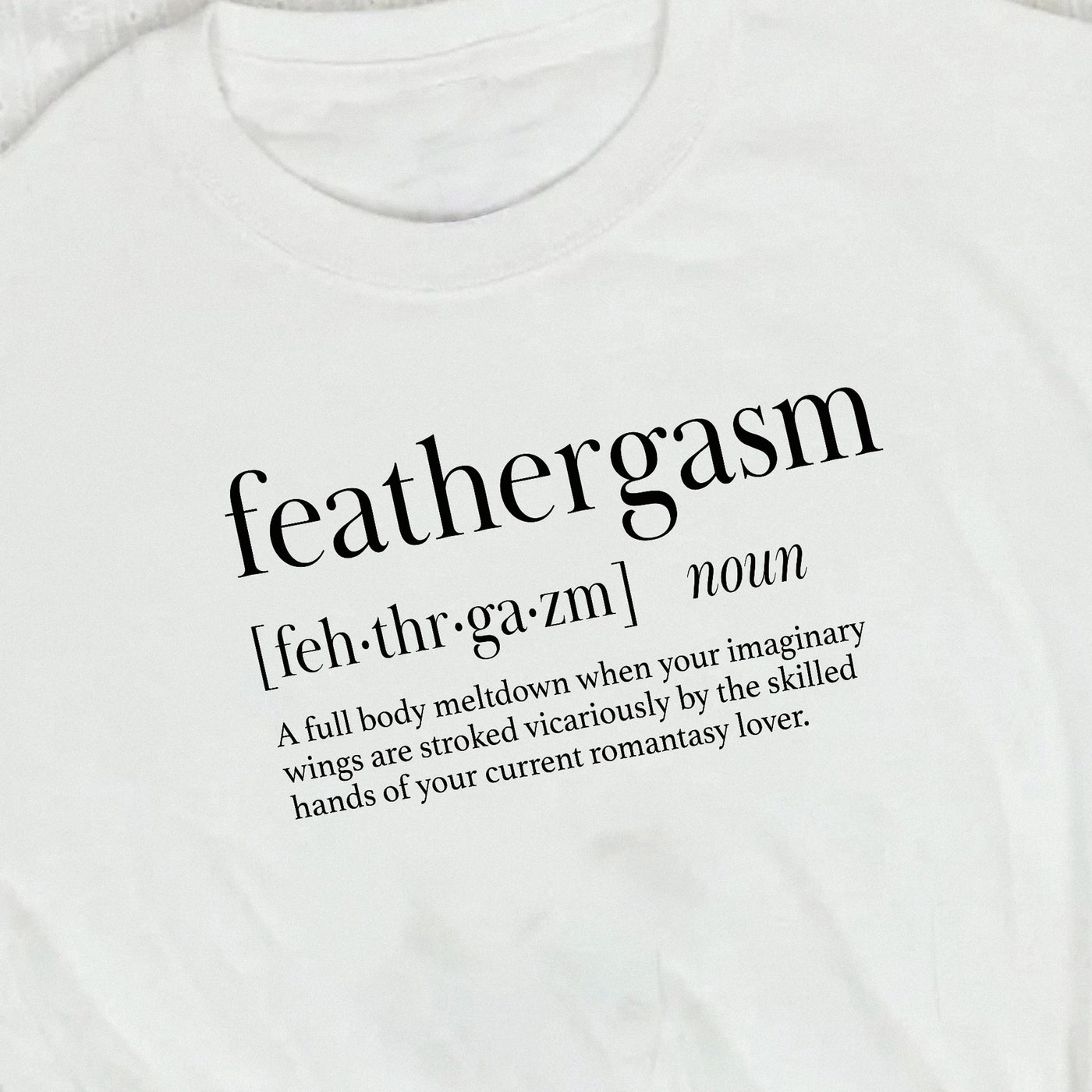 Lit Haven Booktique T-Shirt Feathergasm tee