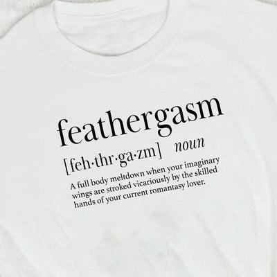 Lit Haven Booktique T-Shirt Feathergasm tee