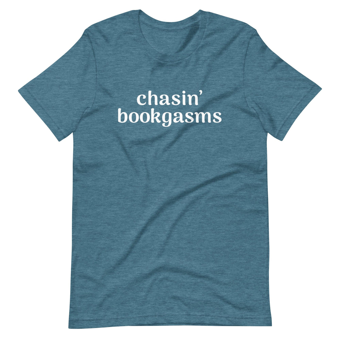 Lit Haven Booktique T-Shirt Heather Deep Teal / S Chasin' Bookgasms tee