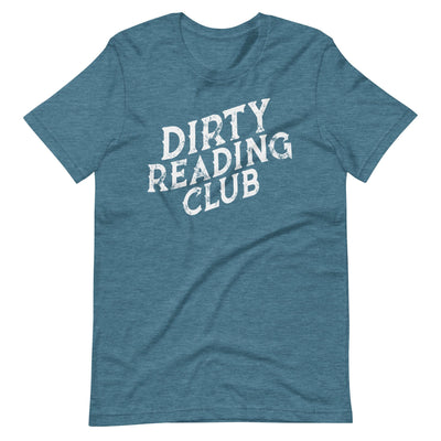 Lit Haven Booktique T-Shirt Heather Deep Teal / S Dirty Reading Club tee | White ink