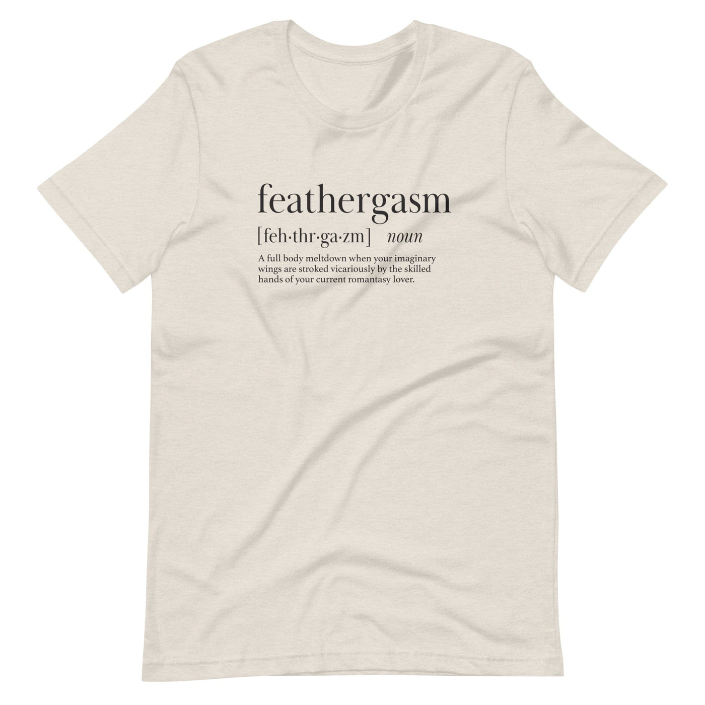 Lit Haven Booktique T-Shirt Heather Dust / S Feathergasm tee