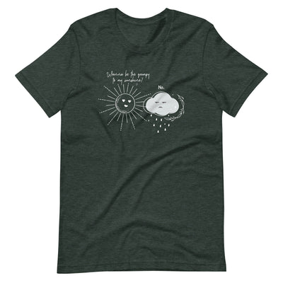 Lit Haven Booktique T-Shirt Heather Forest / S Grumpy Cloud tee