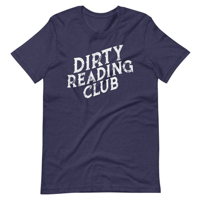 Lit Haven Booktique T-Shirt Heather Midnight Navy / XS Dirty Reading Club tee | White ink